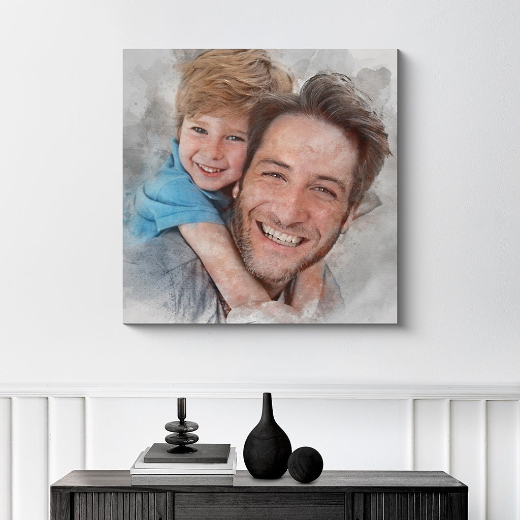 Custom Watercolor Family Portrait