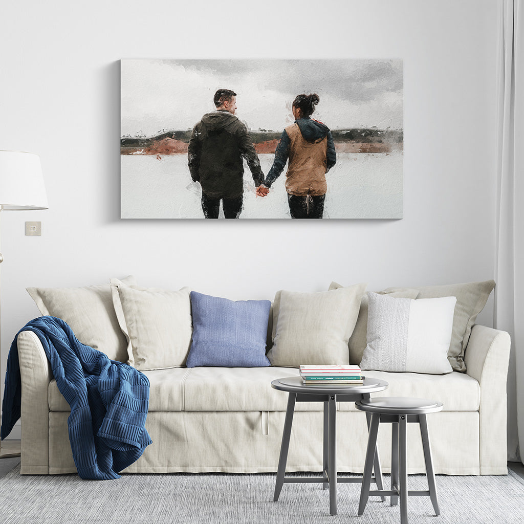 Personalized Couple Portrait